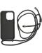 Калъф Mobile Origin - Lanyard, iPhone 14 Pro, черен - 2t