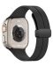 Каишка Techsuit - W011 Silicone, Apple Watch, 42/44/45/49 mm, черна - 1t