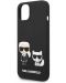Калъф Karl Lagerfeld - Choupette Silicone, iPhone 14 Pro Max, черен - 3t