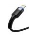 Кабел Tellur - TLL155373, USB-A/Lightning, 1.2 m, черен - 2t