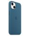 Калъф Apple - Silicone MagSafe, iPhone 13, Blue Jay - 2t