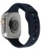 Каишка Mobile Origin - Strap, Apple Watch 49mm/45mm/44mm/42mm, Navy Blue - 2t