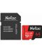 Карта памет Netac - 64GB PRO A1, microSDXC, Class10 + адаптер - 1t