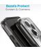 Калъф Speck - Presidio, iPhone 15 Pro, MagSafe ClickLock, прозрачен/черен - 5t