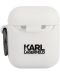 Калъф за слушалки Karl Lagerfeld - Rue St Guillaume, AirPods 1/2, бял - 2t