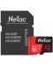 Карта памет Netac - 32GB PRO A1, microSDHC, Class10 + адаптер - 1t