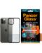 Калъф PanzerGlass - ClearCase, iPhone 12/12 Pro, прозрачен/черен - 3t