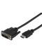 Кабел Vivanco - 45423, HDMI/DVI-D,  5m, черен - 1t