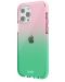 Калъф Holdit - Seethru, iPhone 12 Pro Max, Grass green/Bright Pink - 2t