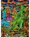 Картина за оцветяване ColorVelvet - Динозаври, 47 х 35 cm - 1t