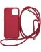 Калъф Mobile Origin - Lanyard, iPhone 15, Cherry - 2t