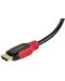 Кабел Vivanco - 42955, HDMI/HDMI с Ethernet, 1.5m, червен/черен - 2t