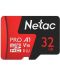 Карта памет Netac - 32GB PRO A1, microSDHC, Class10 + адаптер - 2t