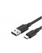 Кабел Ugreen - 403002, USB-А/USB-C, 1 m, черен - 1t