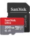 Карта памет SanDisk - Ultra, 200GB, microSDXC, Class10 + адаптер - 1t