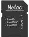 Карта памет Netac - 64GB PRO A1, microSDXC, Class10 + адаптер - 3t