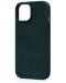 Калъф Njord - Salmon Leather MagSafe, iPhone 15, зелен - 1t
