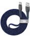 Кабел Rivacase - PS6102BL12, USB-C/USB-А, 1.2 m, син - 1t