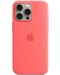 Калъф Apple - Silicone MagSafe, iPhone 15 Pro Max, Guava - 1t