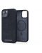 Калъф Njord - Salmon Leather MagSafe, iPhone 14 Plus, черен - 4t