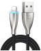 Кабел Xmart - Excellence, USB-A/Lightning, 1.2 m, черен  - 1t