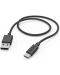Кабел Hama - 201594, USB-A/USB-C, 1 m, черен - 1t