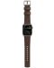 Каишка Nomad - Leather, Apple Watch 1-8/Ultra/SE, кафява/сива - 4t