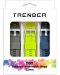 Каишки Trender - Trio Bundle, 22 mm, 3 броя, синя/зелена/сива - 1t