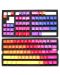 Капачки за механична клавиатура Ducky - Afterglow, 108-Keycap Set - 2t