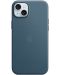 Калъф Apple - FineWoven MagSafe, iPhone 15 Plus, Pacific Blue - 1t