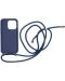Калъф Mobile Origin - Lanyard, iPhone 15 Pro, син - 2t