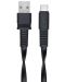 Кабел Rivacase - PS6002BK12, USB-C/USB-А, 1.2 m, черен - 2t