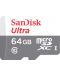 Карта памет SanDisk - Ultra, 64GB, microSD, Class10 - 2t