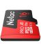 Карта памет Netac - 16 GB PRO A1, microSDHC, Class10 + адаптер - 2t
