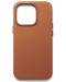 Калъф Mujjo - Full Leather MagSafe, iPhone 14 Pro, кафяв - 1t