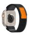 Каишка Techsuit - W039 Nylon, Apple Watch, 38/40/41 mm, сива/черна - 3t