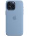 Калъф Apple - Silicone MagSafe, iPhone 15 Pro Max, Winter Blue - 2t