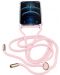 Калъф Cellularline - Neck Strap, iPhone 12 Pro Max, розов - 2t