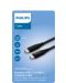 Кабел Philips - DLC5206C/00, USB-C/USB-C, 2 m, черен - 2t