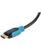 Кабел Vivanco - 42956, HDMI/HDMI с Ethernet, 2.5m, син/черен - 2t