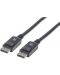 Кабел Manhattan - DisplayPort/DisplayPort, 2m, черен - 2t