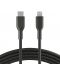Кабел Belkin - Playa, USB-C/Lightning, braided, 1 m, черен - 1t