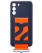 Калъф Samsung - Silicone Strap, Galaxy S22 Plus, син - 3t