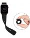 Каишка Techsuit - W031 Silicone, Apple Watch, 42/44/45/49 mm, лилава - 3t