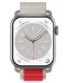 Каишка Next One - Adventure Loop, Apple Watch, 41 mm, бяла/червена - 2t