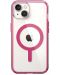 Калъф Speck - Presidio Perfect Clear Geo MagSafe, iPhone 14, розов - 1t