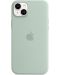 Калъф Apple - Silicone MagSafe, iPhone 14, зелен - 1t