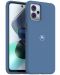 Калъф Motorola - Premium Soft, Moto G13, син - 3t