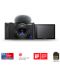 Камера за влогове Sony - ZV-1, черна - 1t
