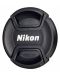 Капачка за обектив Nikon - LC-52, 52 mm, черна - 3t